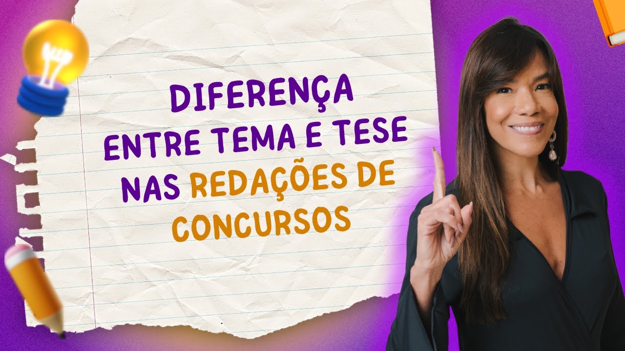 ✅ Domine a diferença entre tema e tese nos concursos!