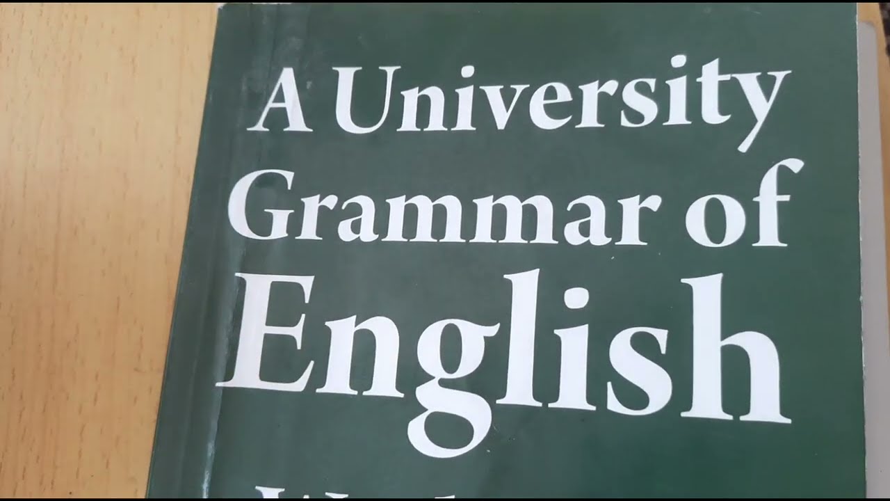 حل تمارين نحو للمرحلة الثالثة/ كتاب a University Grammer of English
