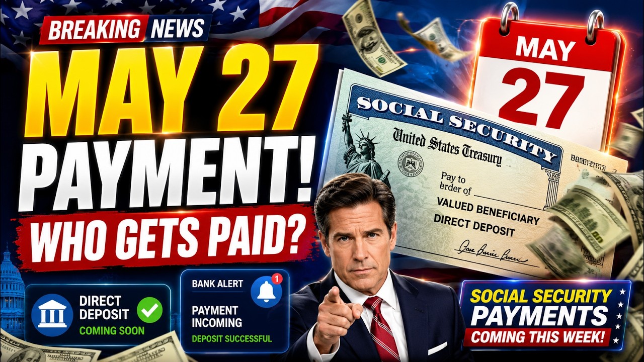 Social Security payments coming on May 27 Who gets payment this week   pbt