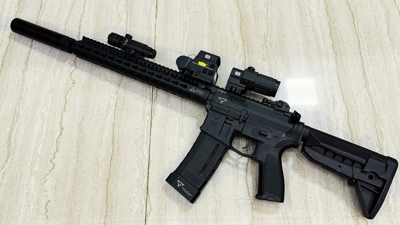 LKCJ Review TTI Tr1 vs SIG MCX Toy Gun Gel Blaster
