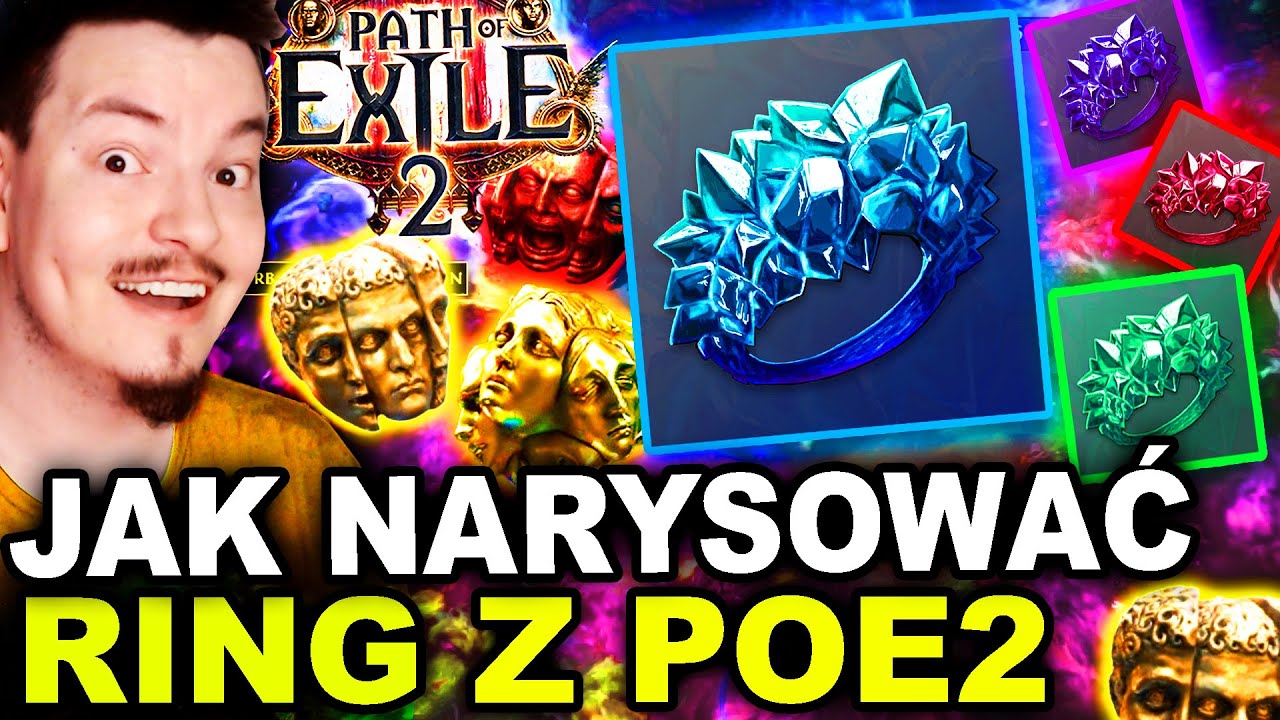 Rysuje RING z Path of Exile 2 na Tablecie Graficznym BOSTO A5 na ANDROIDZIE!