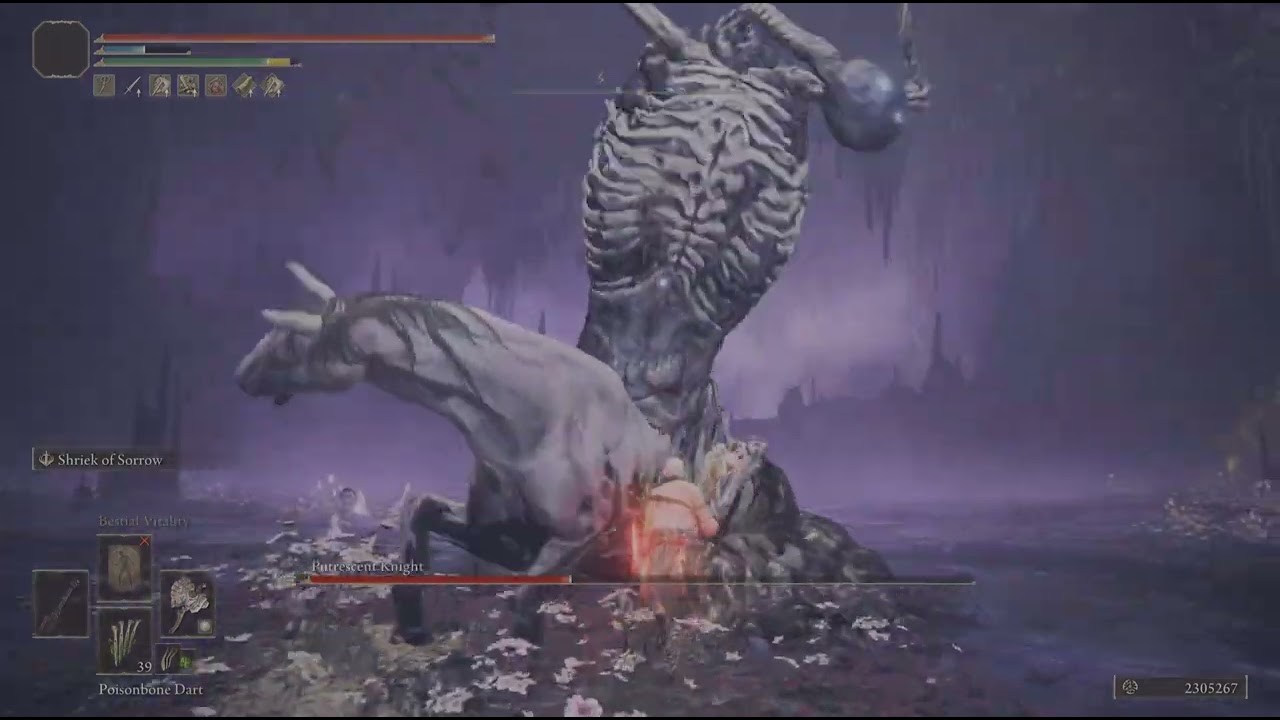 Axes 23 arc (Putrescent knight) no hit