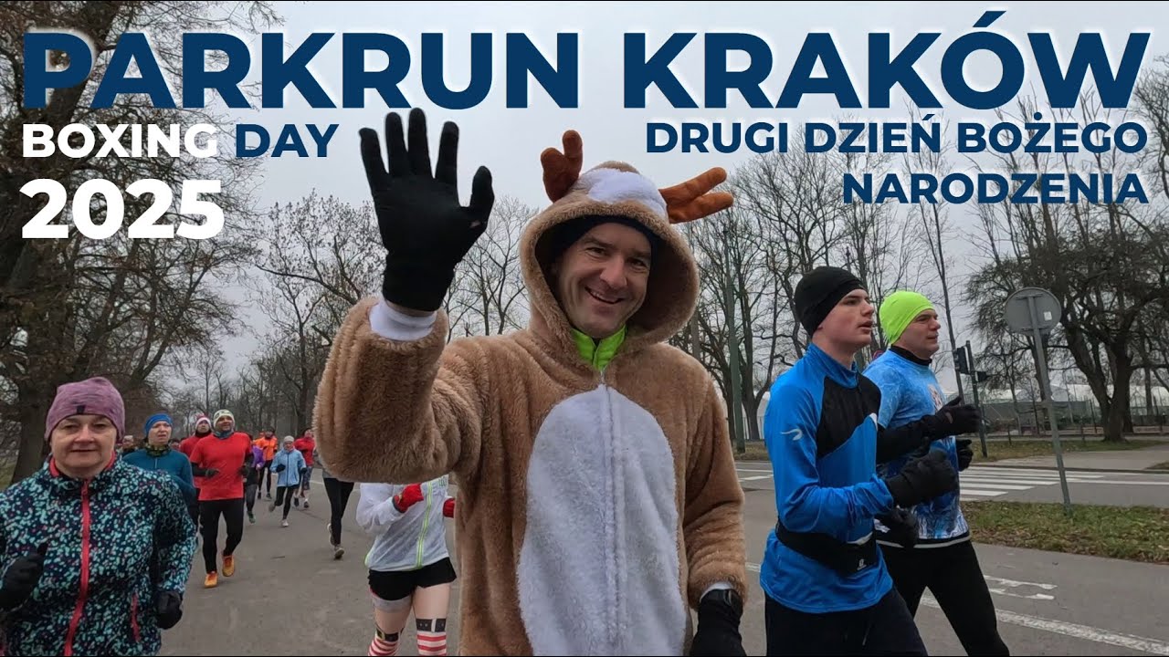 parkrun Kraków - Drugi dzień Bożego Narodzenia - Boxing Day 2025 [4K Aerial]