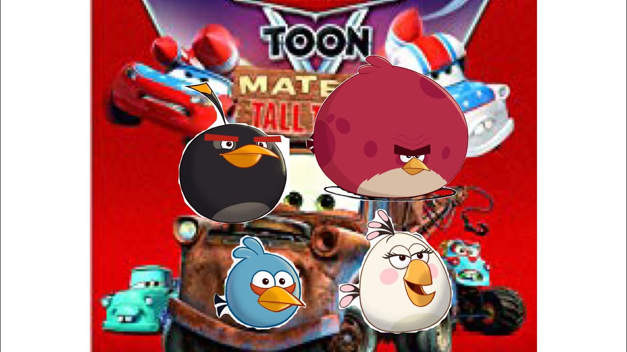 Angry birds show jay vs Terence vs Matilda vs bomb in cars toon mater tall tales
