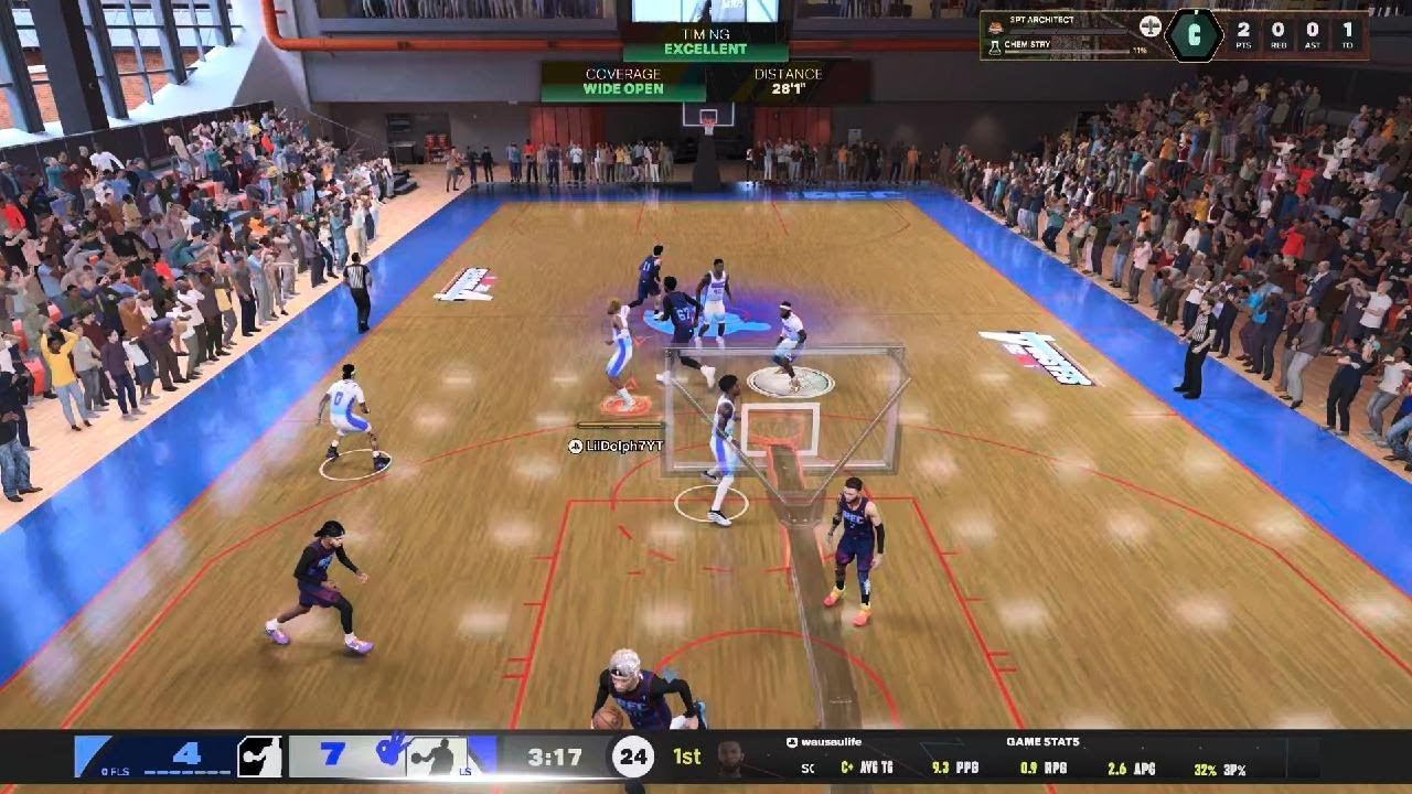 NBA 2K26 My teammates.Quit it on me