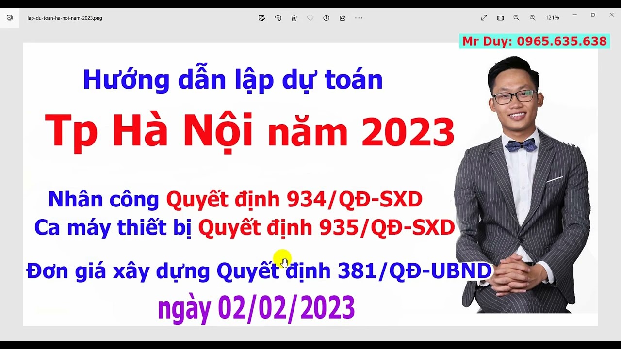 Lập dự toán Hà Nội năm 2023 Quyết định 381/QĐ-UBND | Nhân công ca máy quyết định 934 và 935