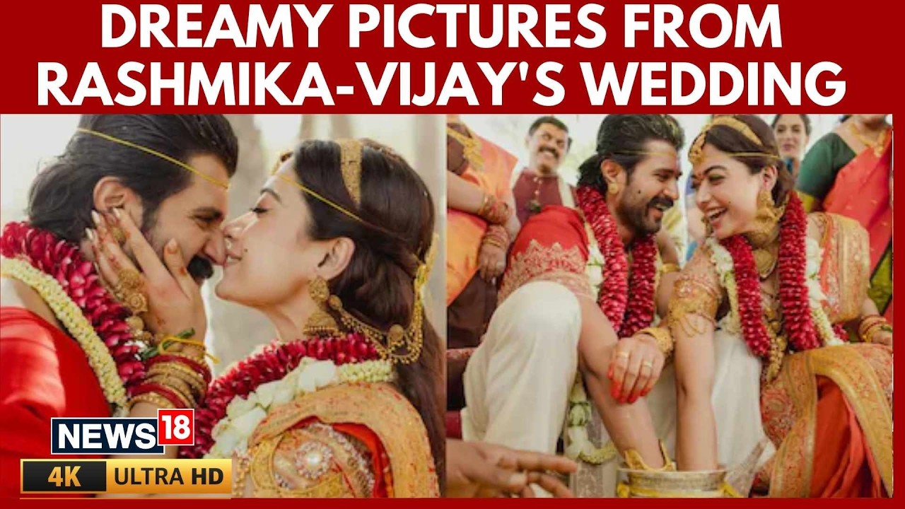 Rashmika Vijay Wedding | Couples Share Their Gorgeous Wedding Photos | Celebrity | Entertainment |4K