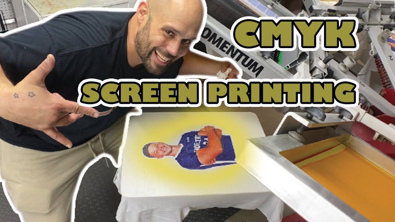 INSANE CMYK Screen Print!!