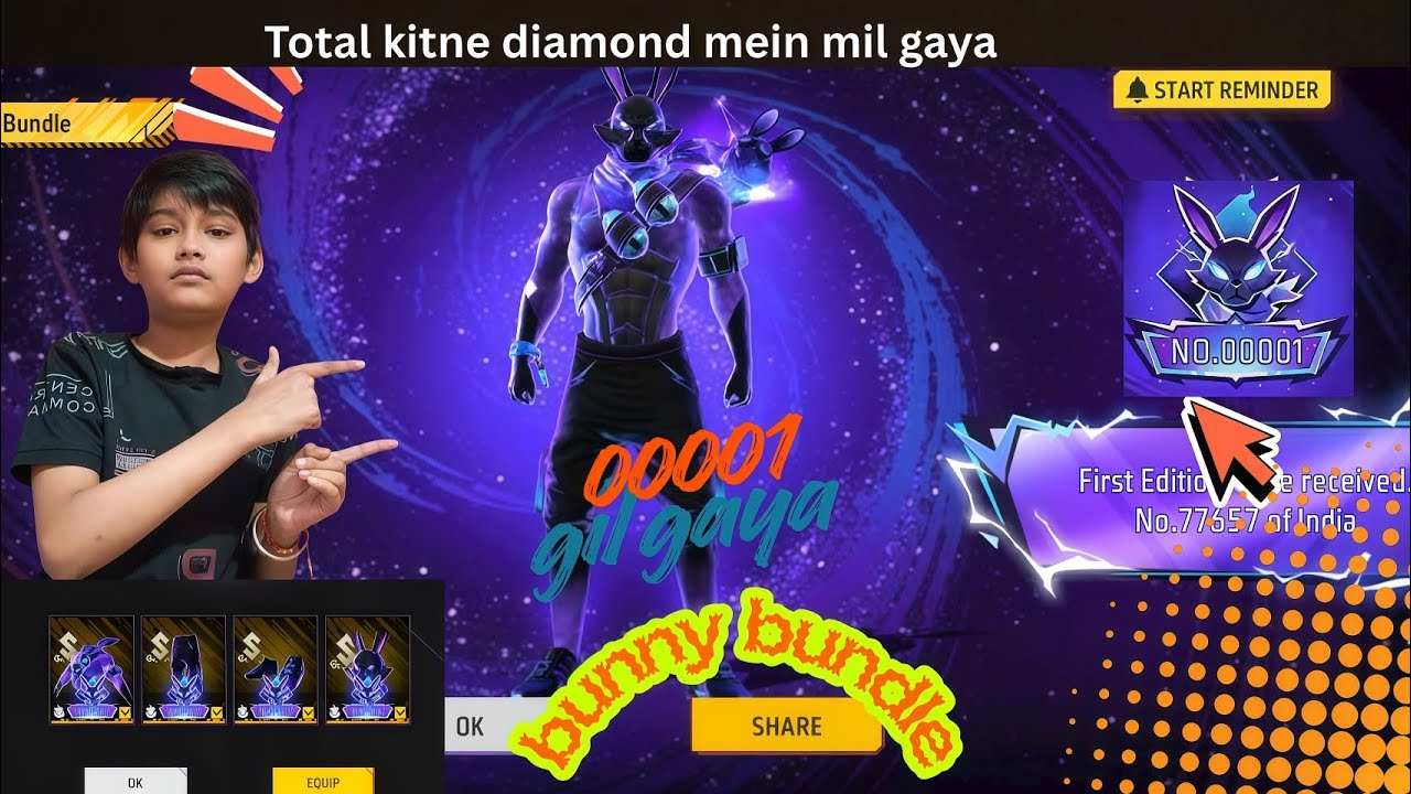😭BUNNY BUNDLE NIKAALNE MEIN MERA ITNA DIAMOND LOOT GAYA O MY GOD ||🥰 FREE FIRE NEW EVENT😚 ❤️