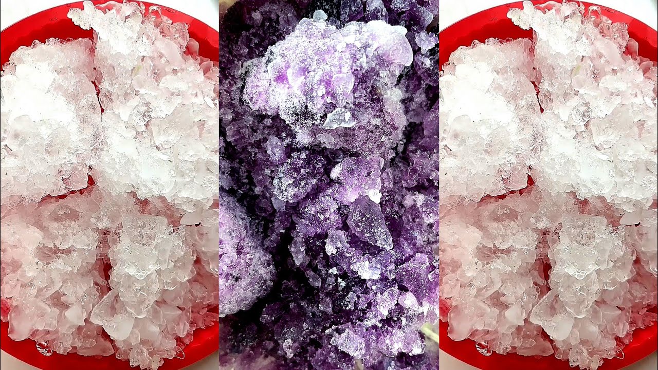 ASMR HARD ICE EATING / CRUSHED ICE / THIN ICE 