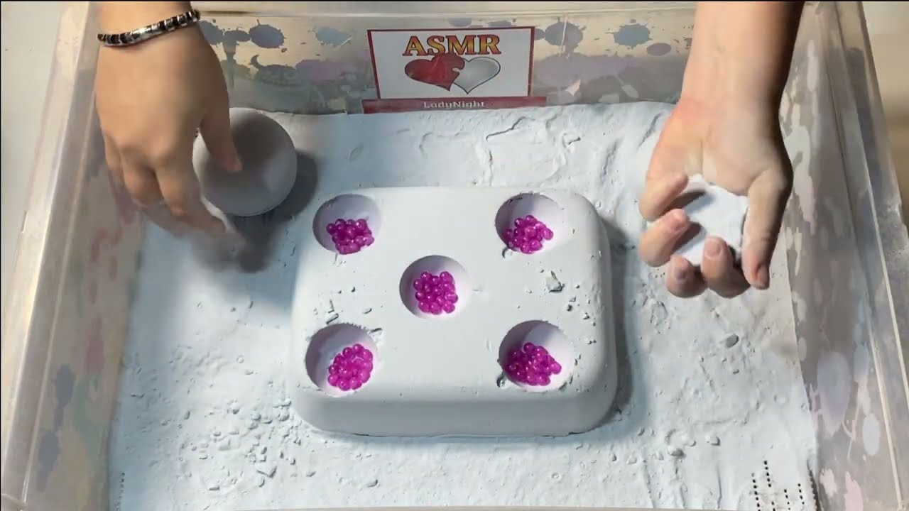 #ASMR 2 Baking Soda Crunch Videos #685