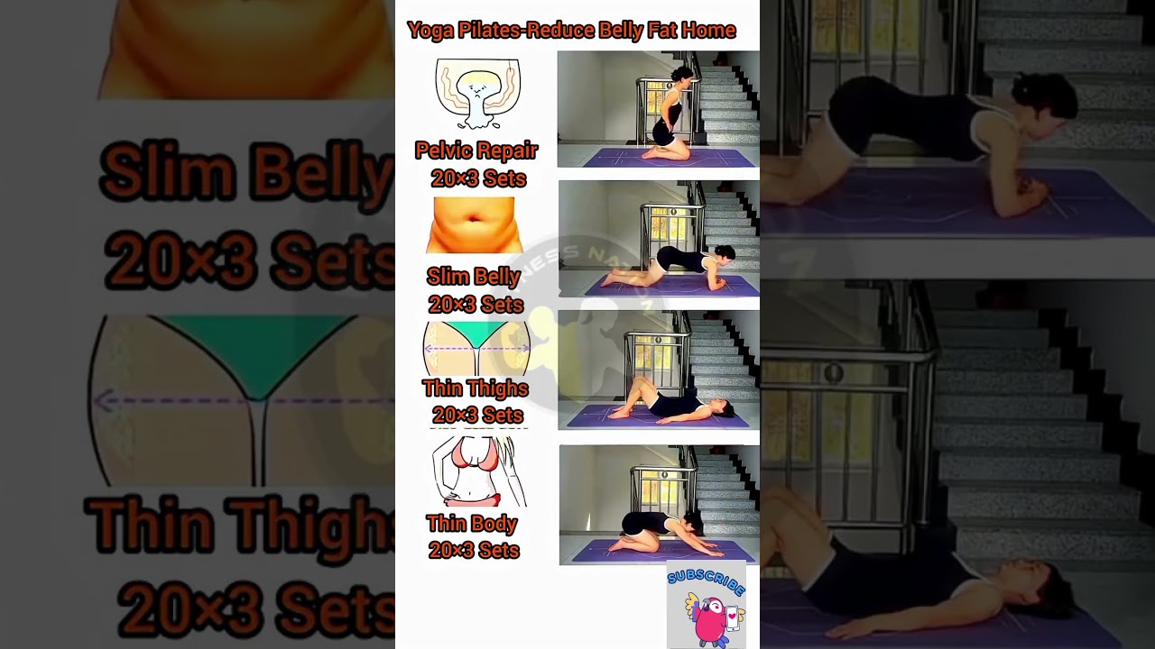 Yoga Pilates-Reduce Belly Fat| Fitness Nation Sanober 