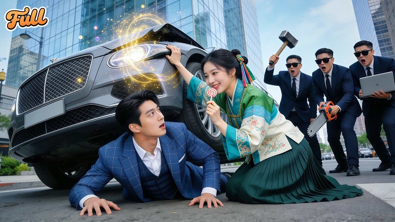 No One Could Save CEO Under Car!Till A Skinny Girl Dismantled Wheel Barehanded!InstantlyFell For Her