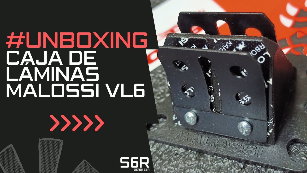 #Unboxing Caja de Laminas MALOSSI VL6 - Derbi Senda S6R