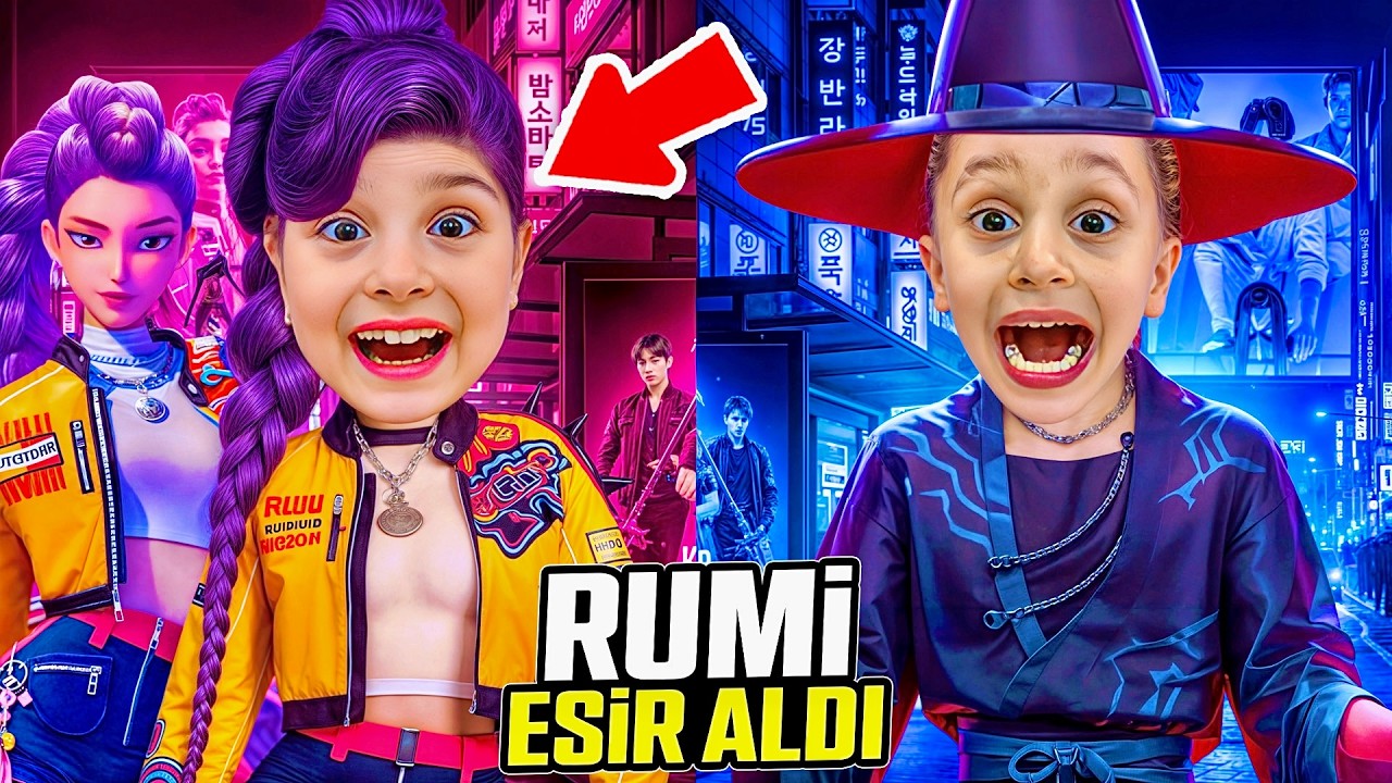 KUZEY ELİF RUMİ EVİ ESİR ALDI !! K-POP DEMON HUNTERS RUMİ vs SAJA BOYS !!