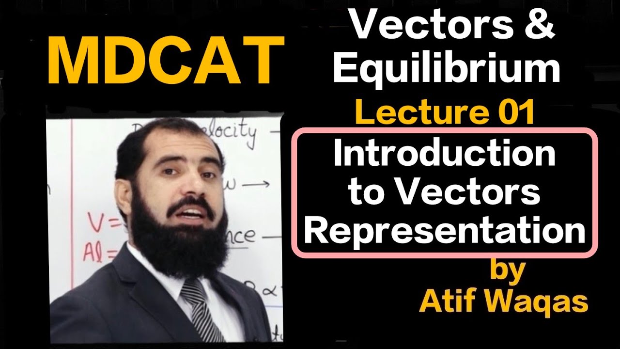 Vectors and Equilibrium|MDCAT|Lecture 01|Introduction to Vectors,|Representation of vectors
