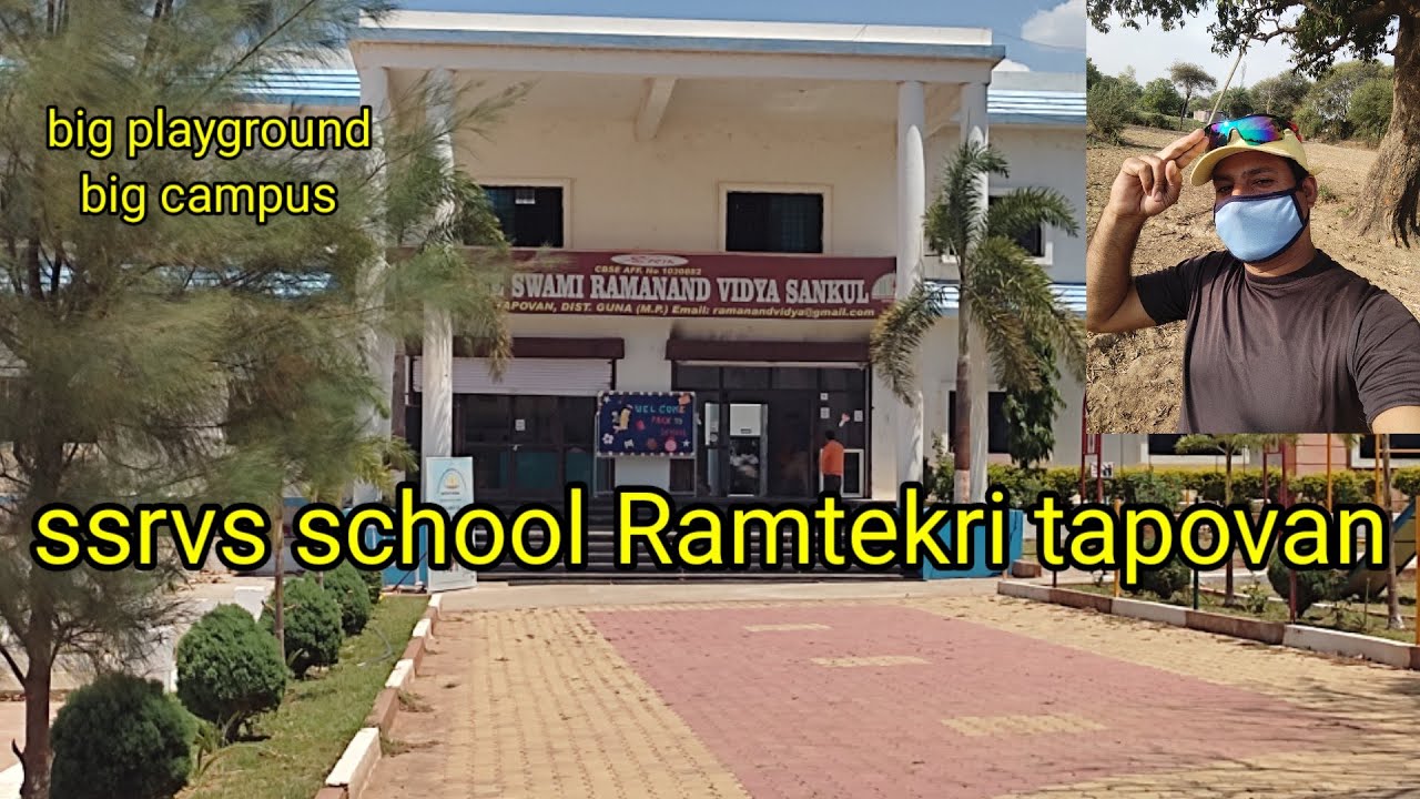 A big campus playground beautiful school ssrvs Ramtekri tapovan#ssrvs#ramtekri