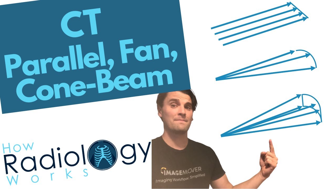 Parellel Beam CT, Fan Beam CT and Cone Beam CT geometries [Radiologic Technologists / Radiographers]