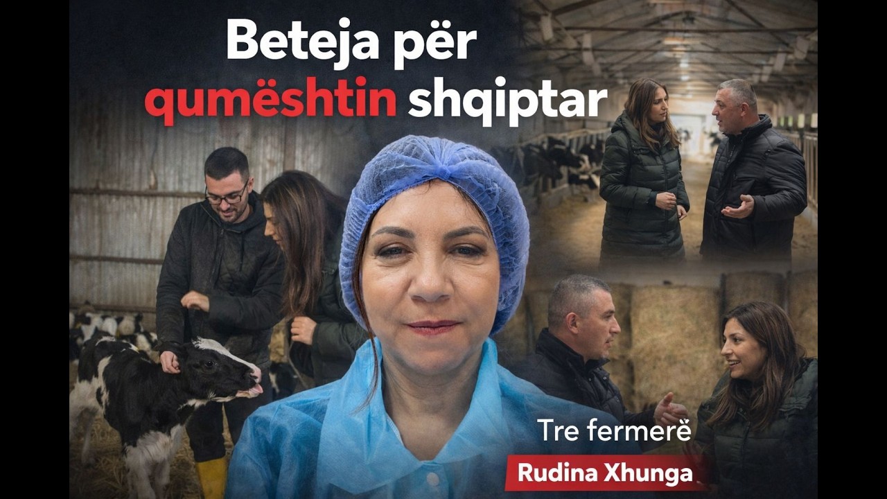 A po vdes qumështi shqiptar? Rudina Xhunga në tre ferma!
