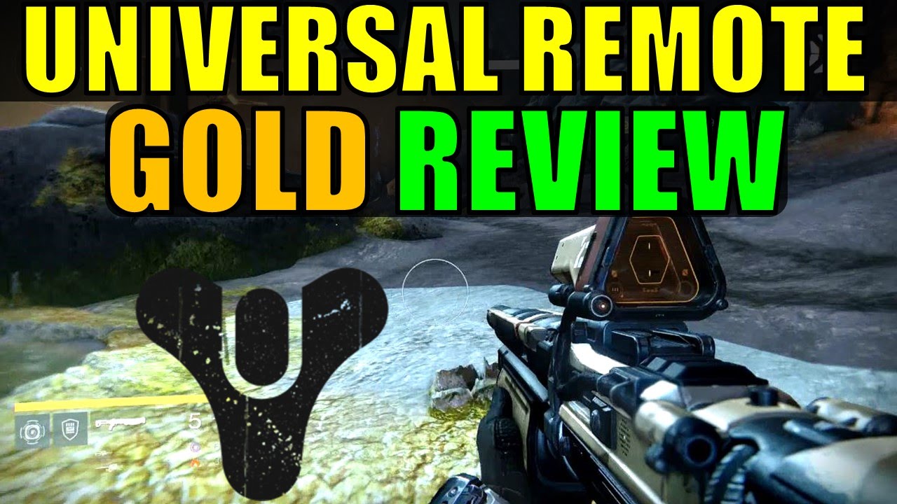 Destiny: Universal Remote Gold/Exotic Shotgun Review!
