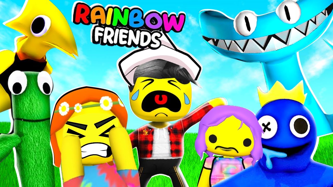 OS RAINBOW FRIENDS invadiram o mundo das MASSINHAS! - #3) Estevão, Milla e Milly #soporcausa