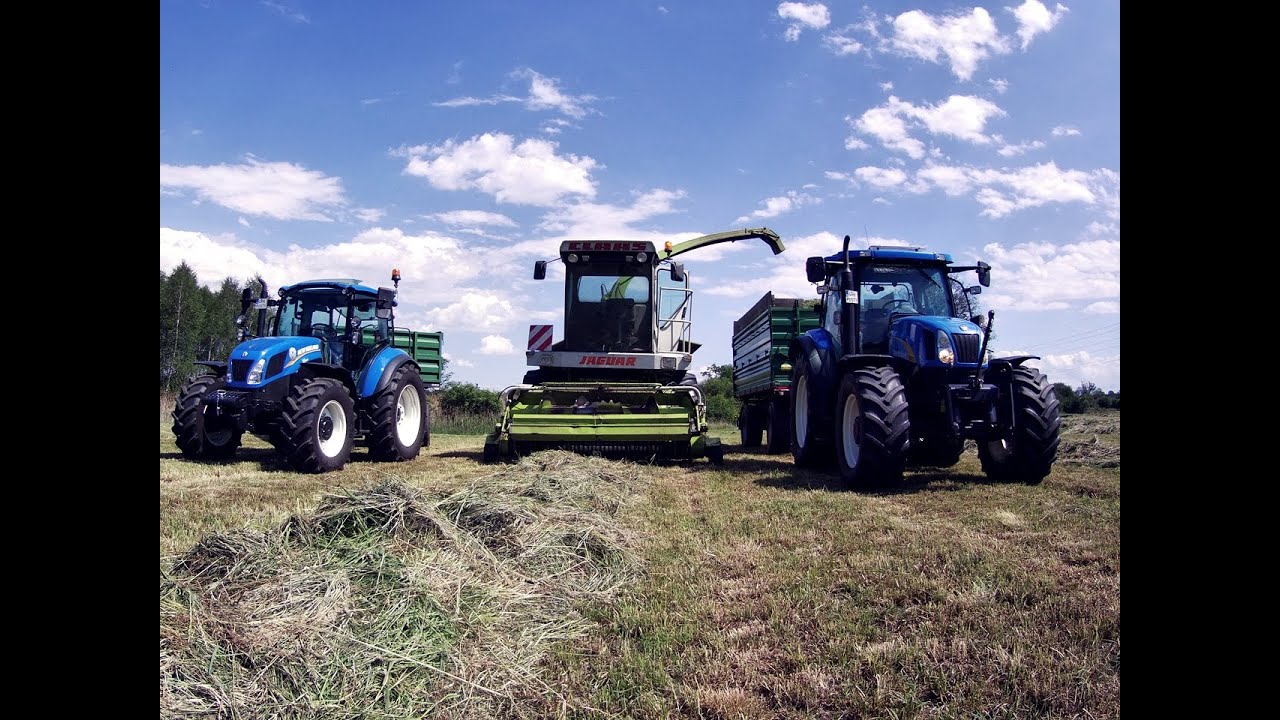 ZBIÓR TRAW SIECZKARNIĄ 2022 / GR PUSTELNIK / CLAAS JAGUAR 695 MEGA /4 x NEW HOLLAND/JOHN DEERE/Cz 4