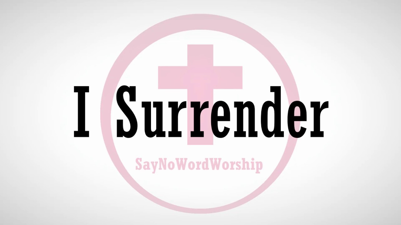 I SURRENDER by Hillsong United (piano instrumental with lyrics)