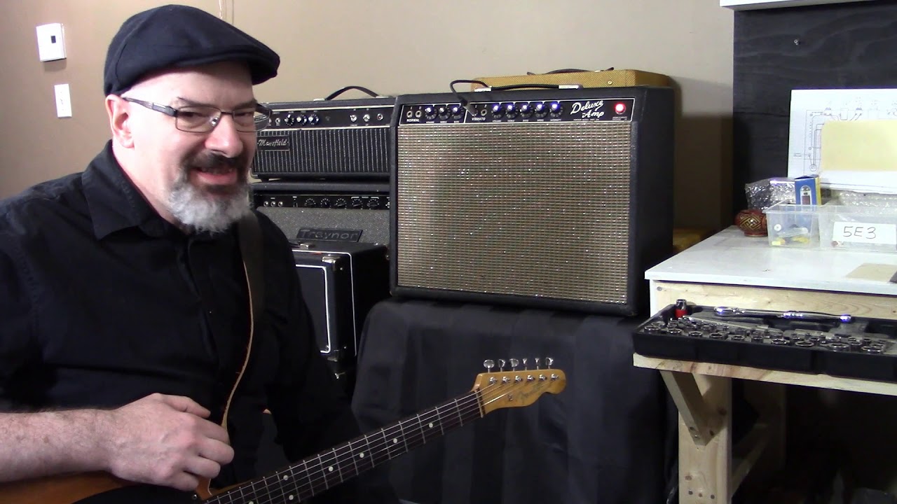1965 Fender Deluxe Non Reverb Guitar Amplifier