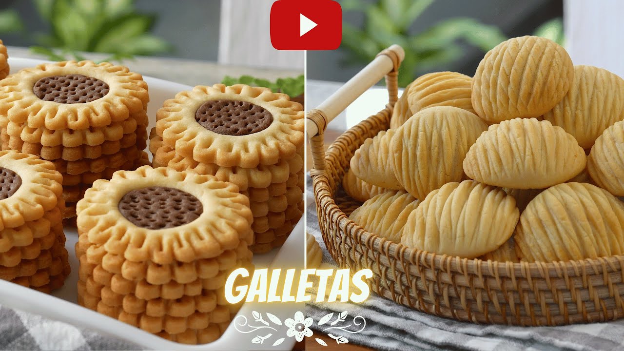 🔥2 Recetas de GALLETAS que te ENCANTARÁN Dulce Hogar Recetas💕