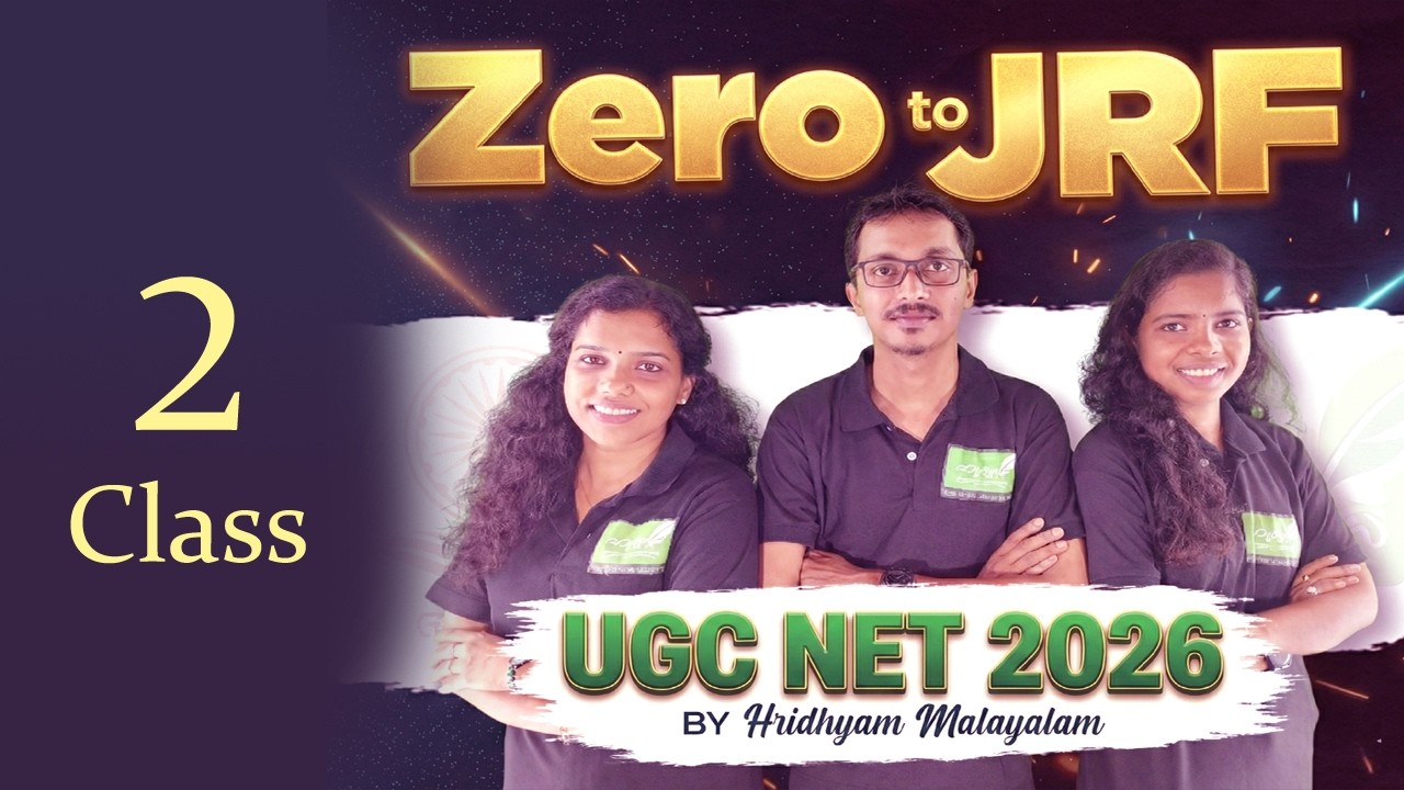UGC NET I Zero to Jrf I Part 2