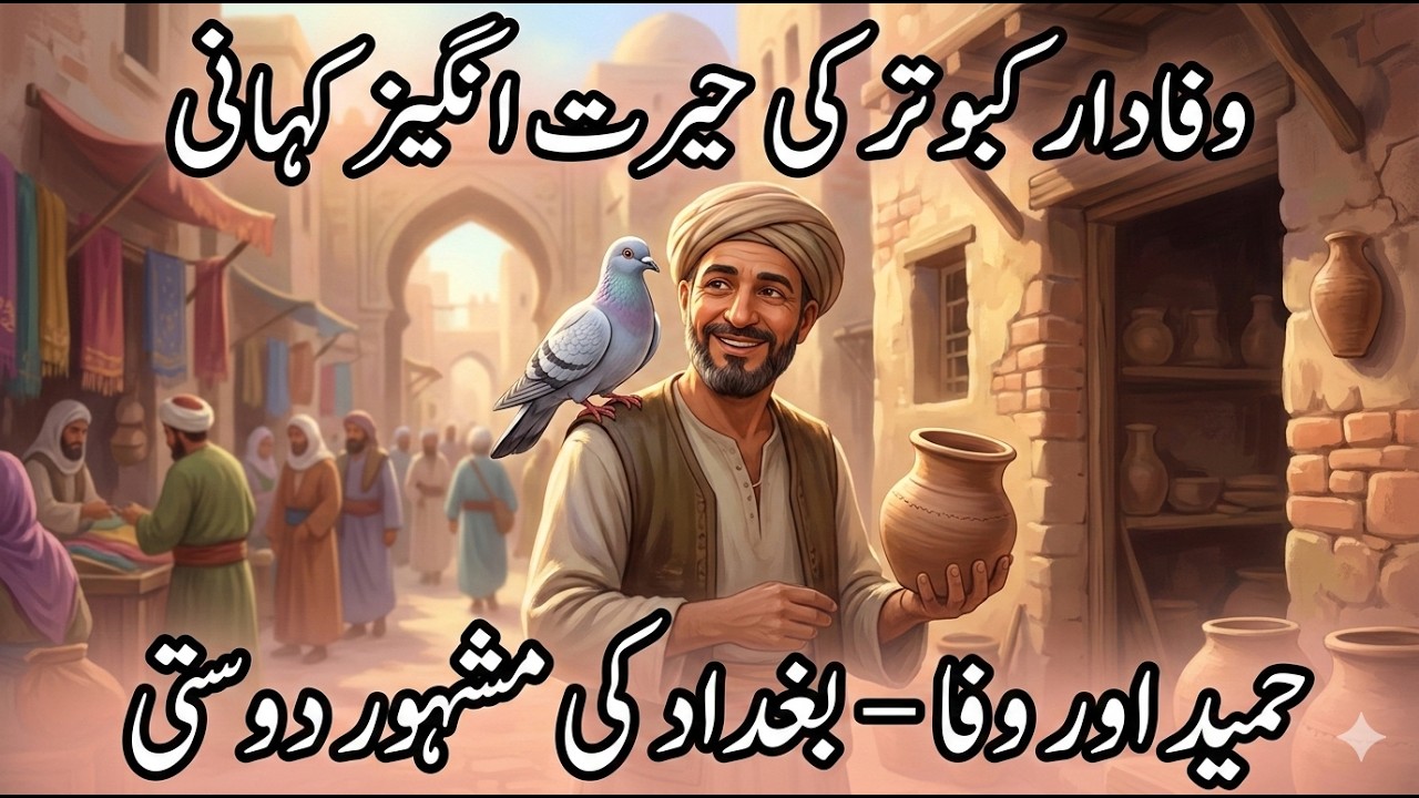 Hamid aur Wafa: Wafadar Kabootar ki Hairat Angaiz Kahani ||Hindi Urdu Moral Story||Islamic DilKash