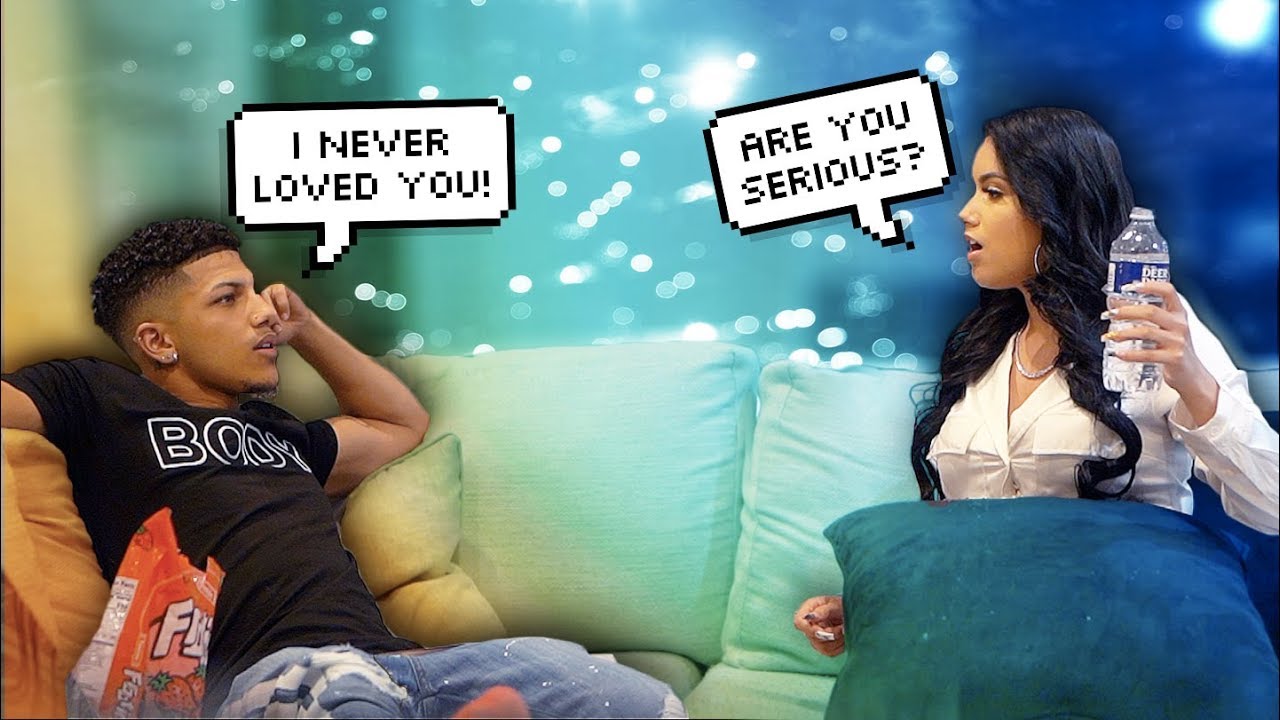 Being MEAN to my girlfriend to see how she reacts... (I TOLD HER I NEVER LOVED HER)