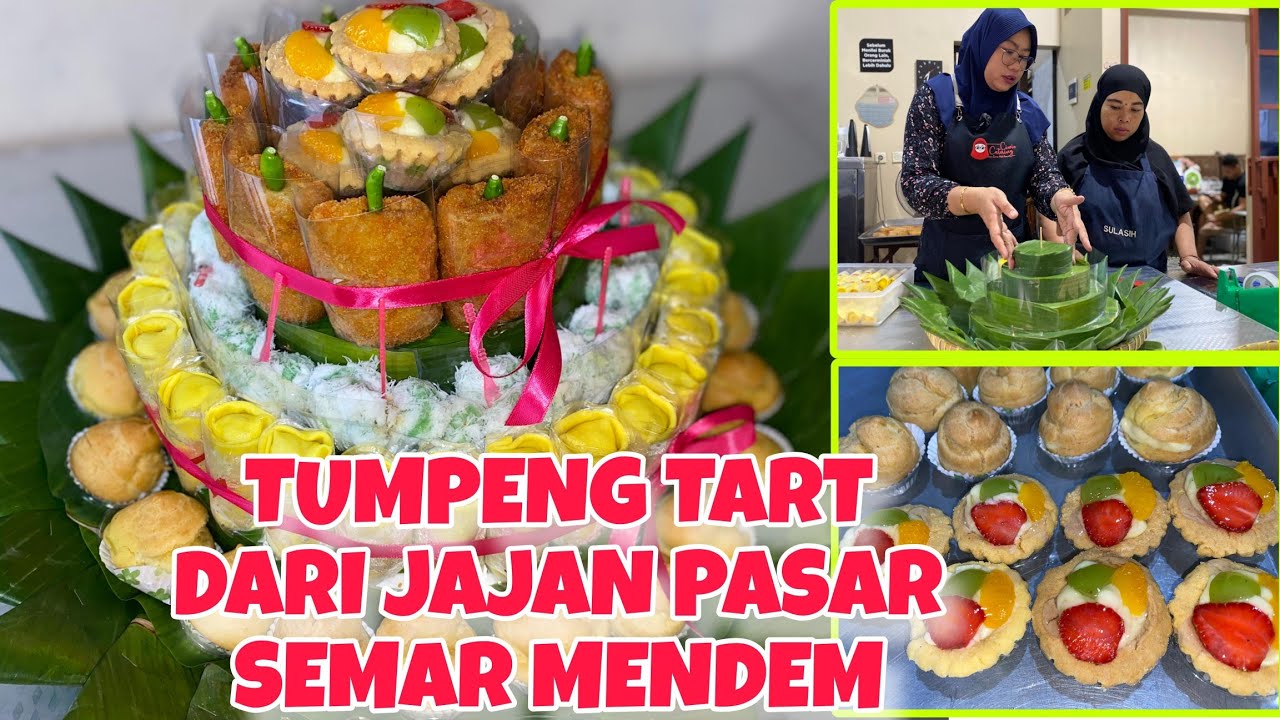 TUTORIAL MAHAL GAK SEMUA ORANG BISA BUAT‼️TUMPENG TART DARI JAJAN PASAR