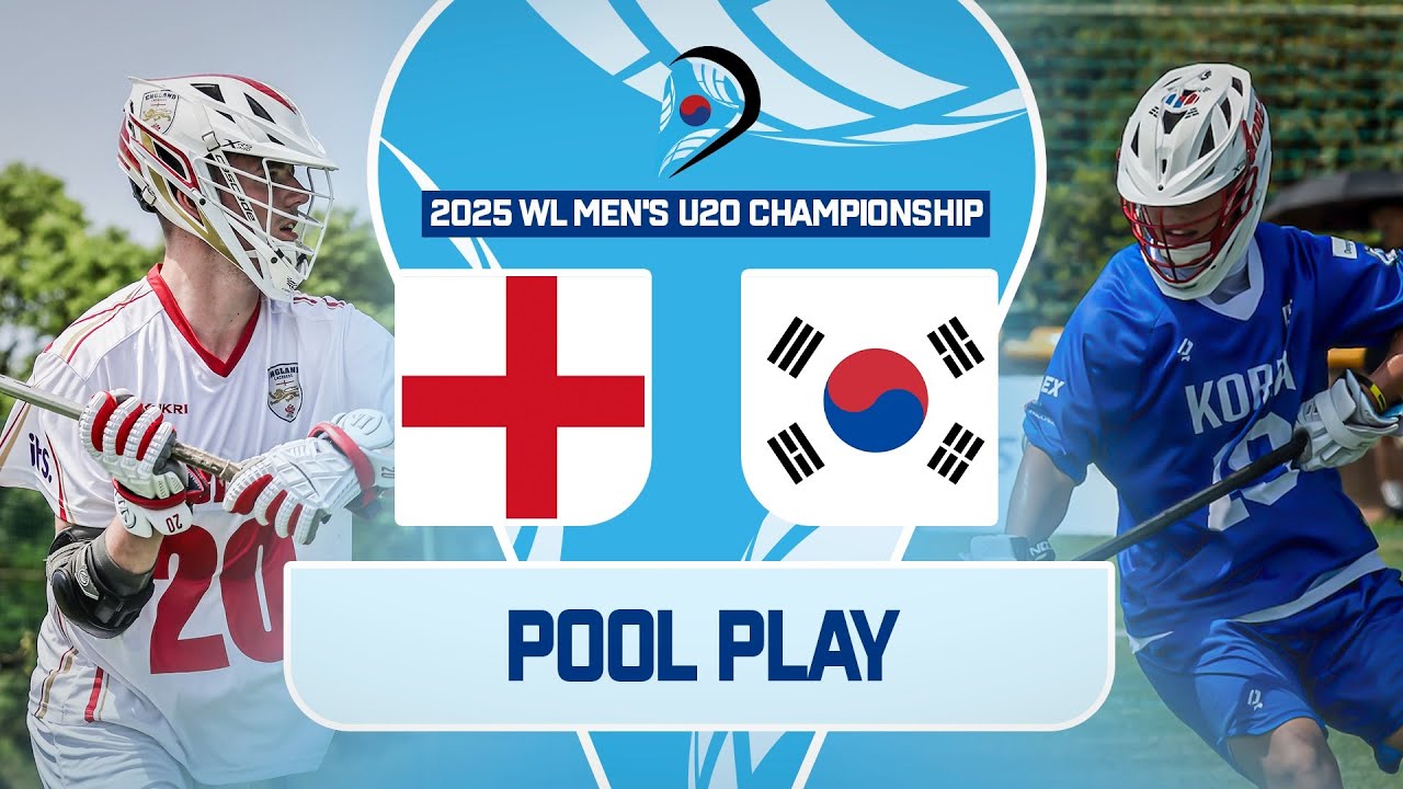 England v Korea | Pool Play | 2025 World Lacrosse Men's U20 Championship