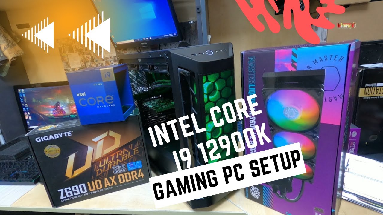 Intel Core i9 12900K Gaming PC Setup with Basic Card GTX 1650 | Insource IT