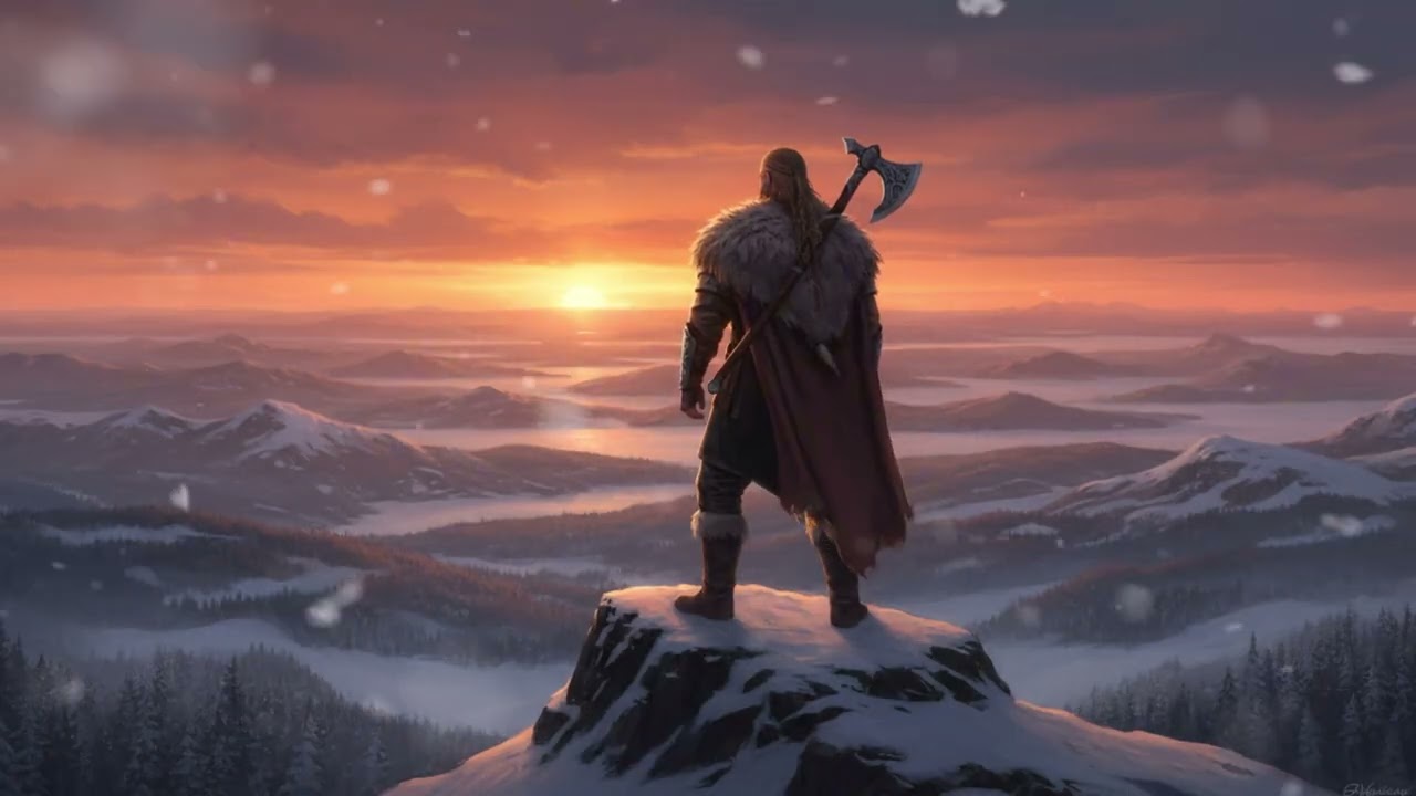 Lone Viking Watching the Sunset | Lo-Fi Beats