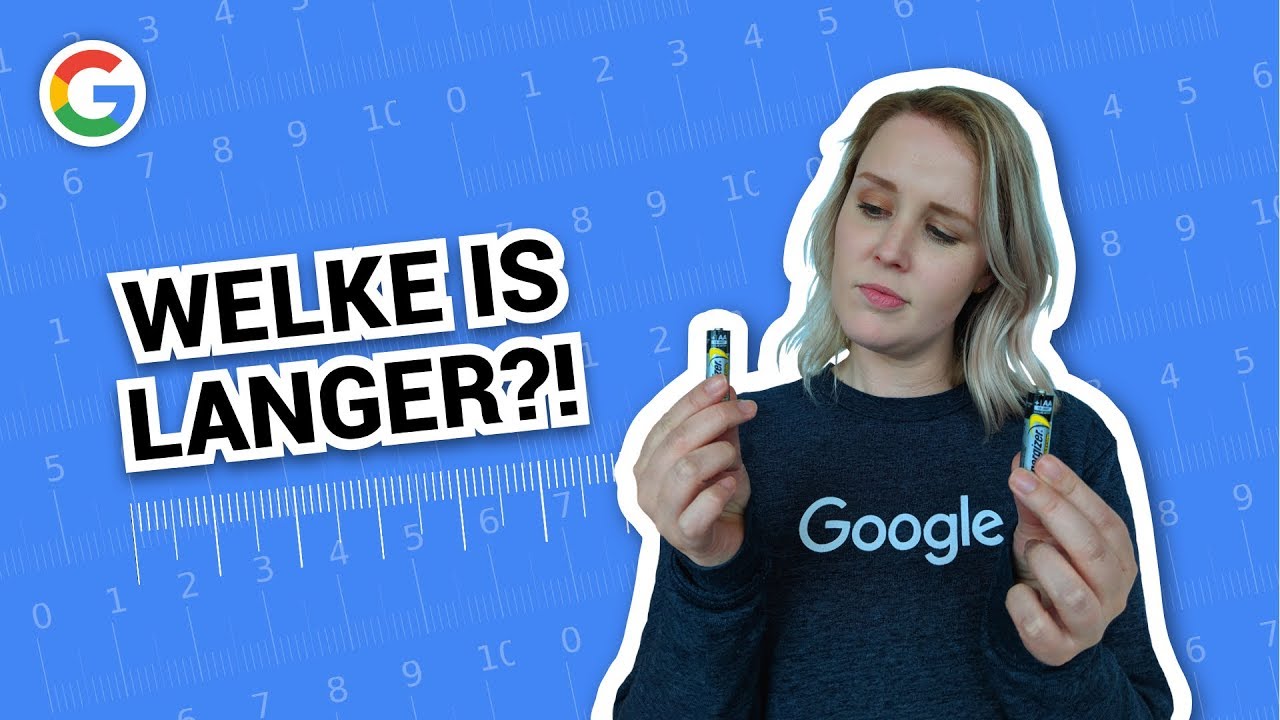 Welke batterij is langer? (+winnaars fietsshirt!) - Vraag het Google