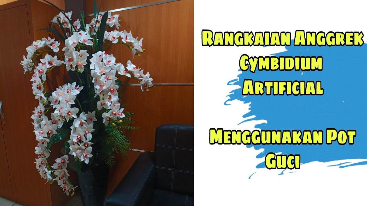 Rangkaian Anggrek Cymbidium Latexs  imitasi | by Mambay Florist
