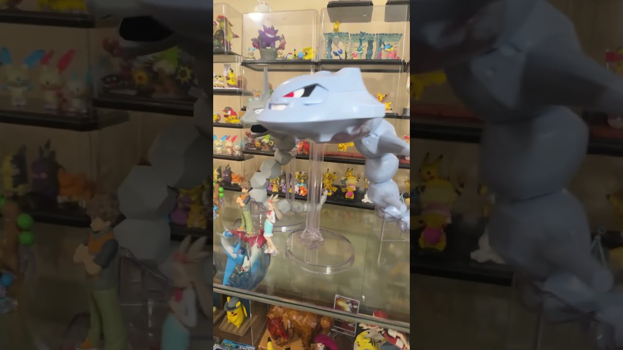 Pok&eacute;mon Scale World Onix y Steelix comparison / comparaci&oacute;n /  BANDAI