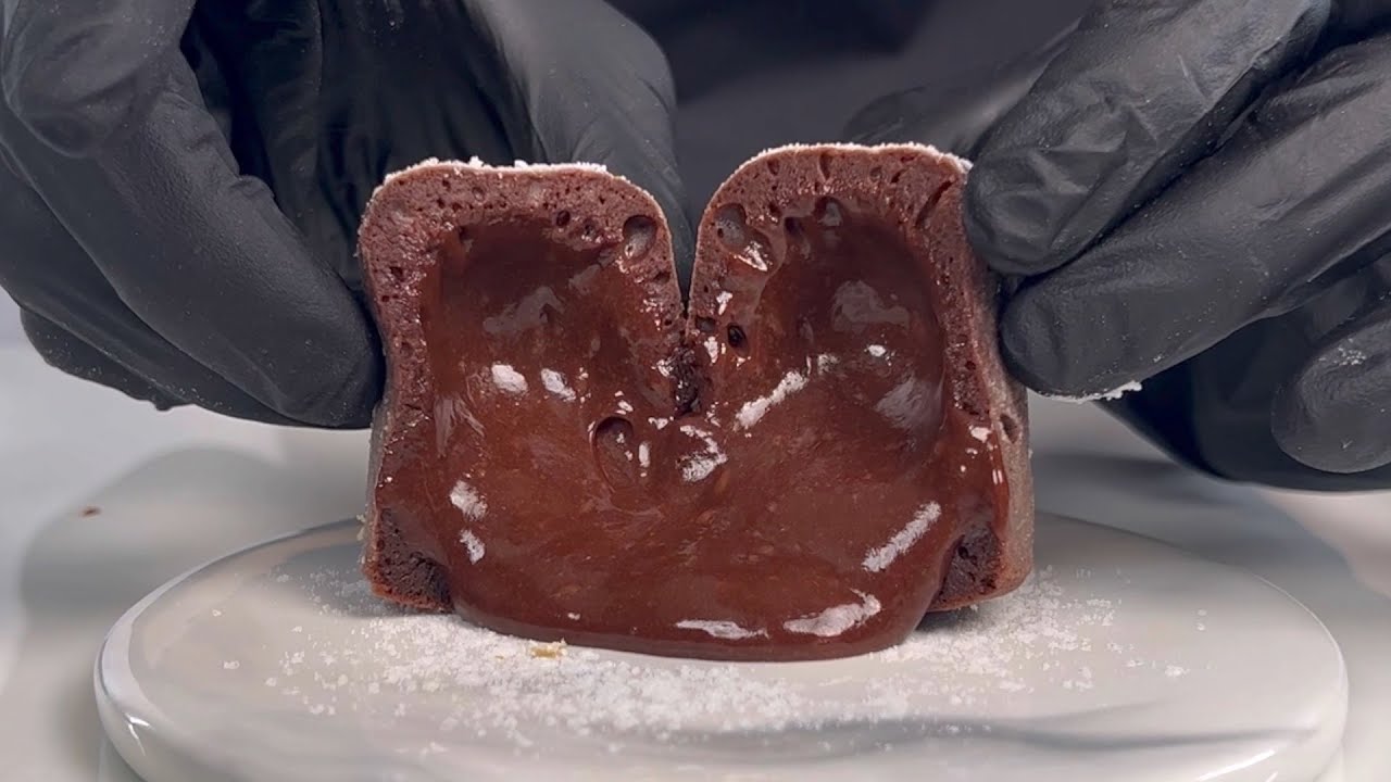 甜品 朱古力心太軟 ｜ 熔岩巧克力蛋糕  Chocolate Molten Lava Pudding ｜  FONDNT AU CHOCOLATE ｜ CHEF WORLD｜LITTLE WORLD