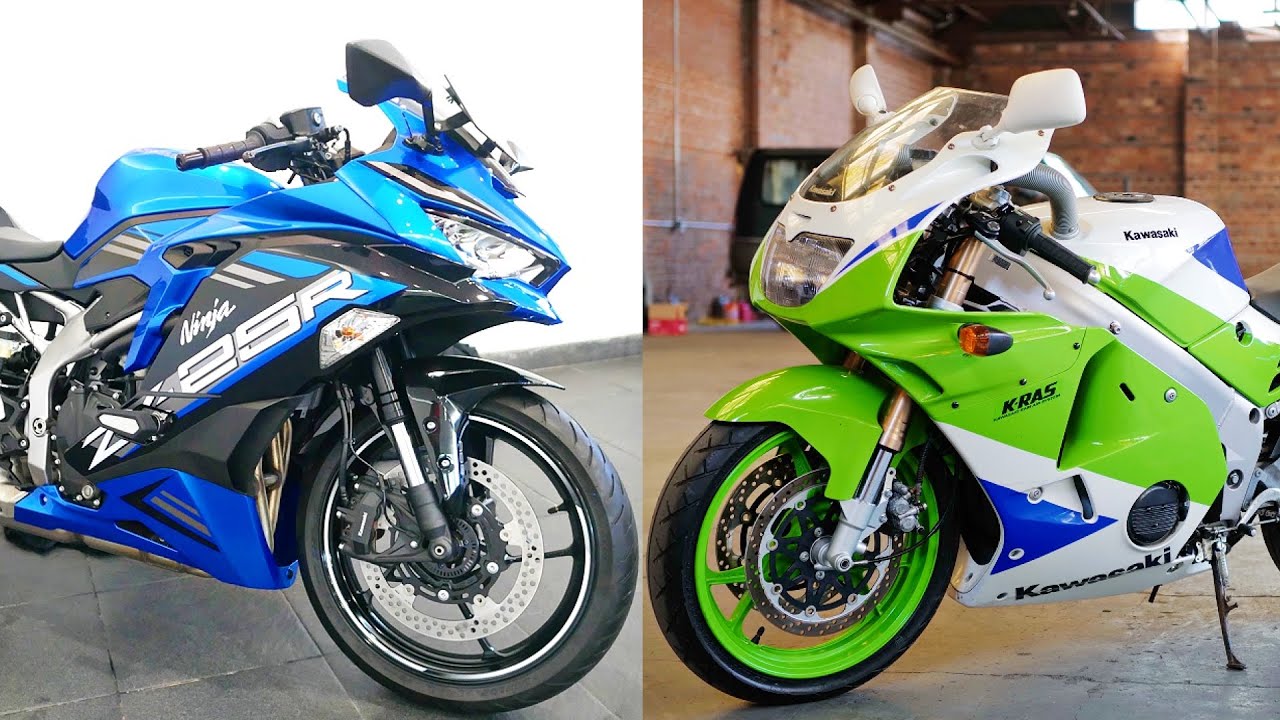 💚 Kawasaki ZXR 250 (1991) vs Kawasaki ZX-25R (2022) - Кто же из них Злее 😈 !