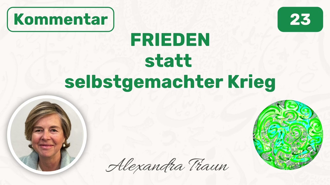 23 EKIW Ich kann der Welt, die ich sehe, entrinnen, indem ich Angriffsgedanken aufgebe. Alex. Traun