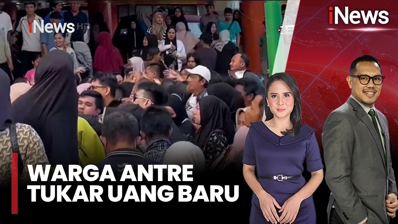 Lebaran Belum Terlihat Hilal, Antrean Tukar Uang Baru Sudah Mengular | iNews Today (26/02)