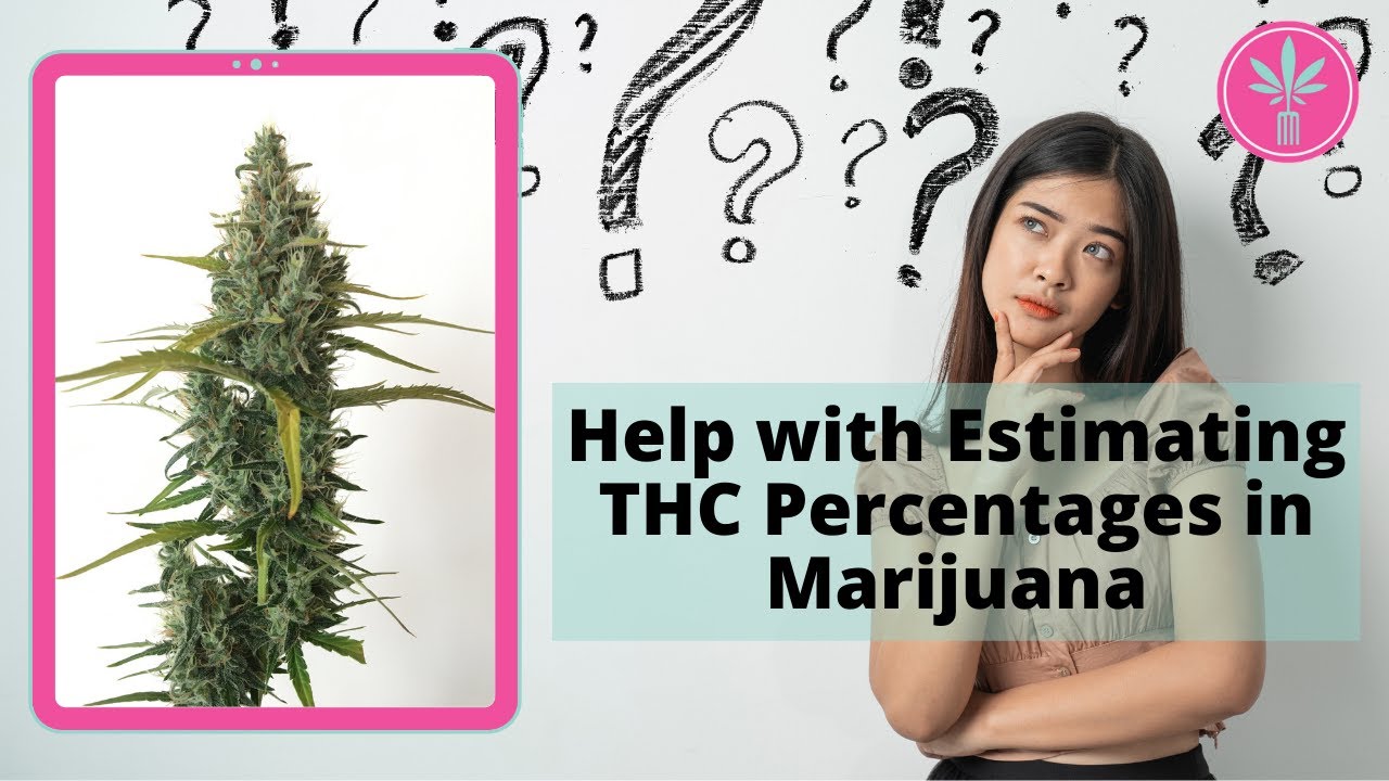 Help with Estimating THC Percentages in Cannabis