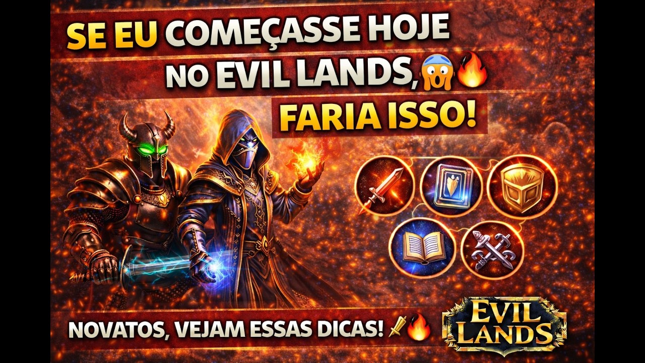 Se Eu Começasse Hoje no Evil Lands, Faria ISSO! 👀🔥