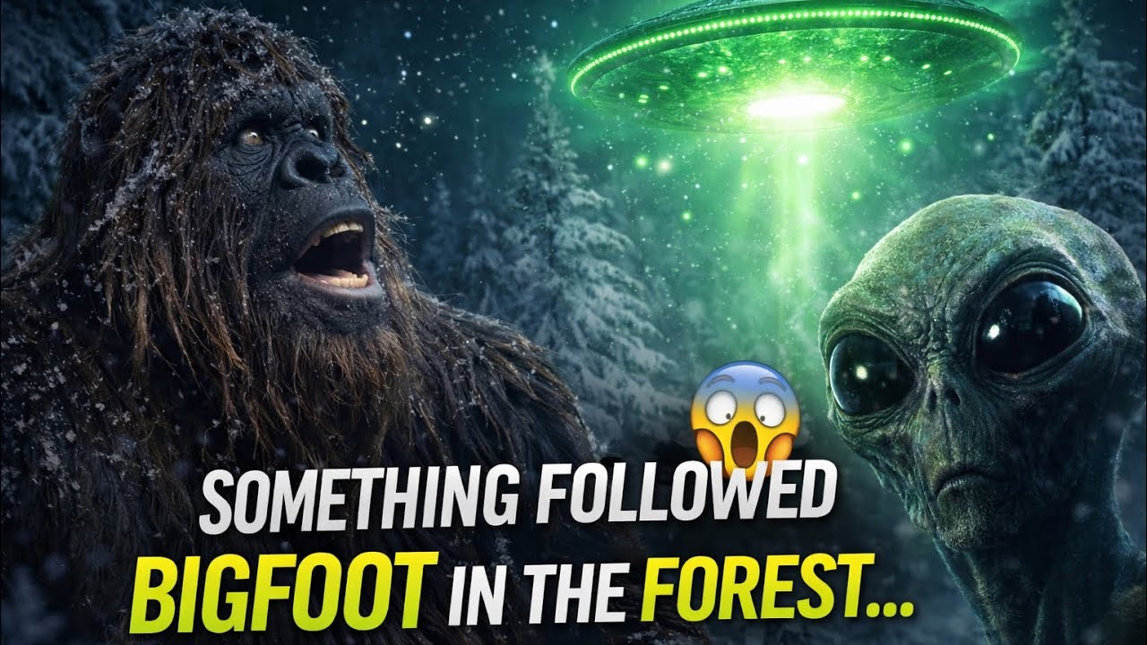 BIGFOOT VS ALIENS?! UFOs, DRONES & CHAOS IN THE FOREST Vlogs #13