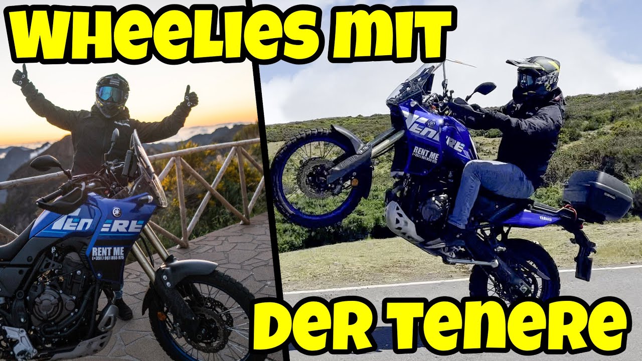 Geiler als Erwartet! - Wheelies mit der Tenere 700 🤯