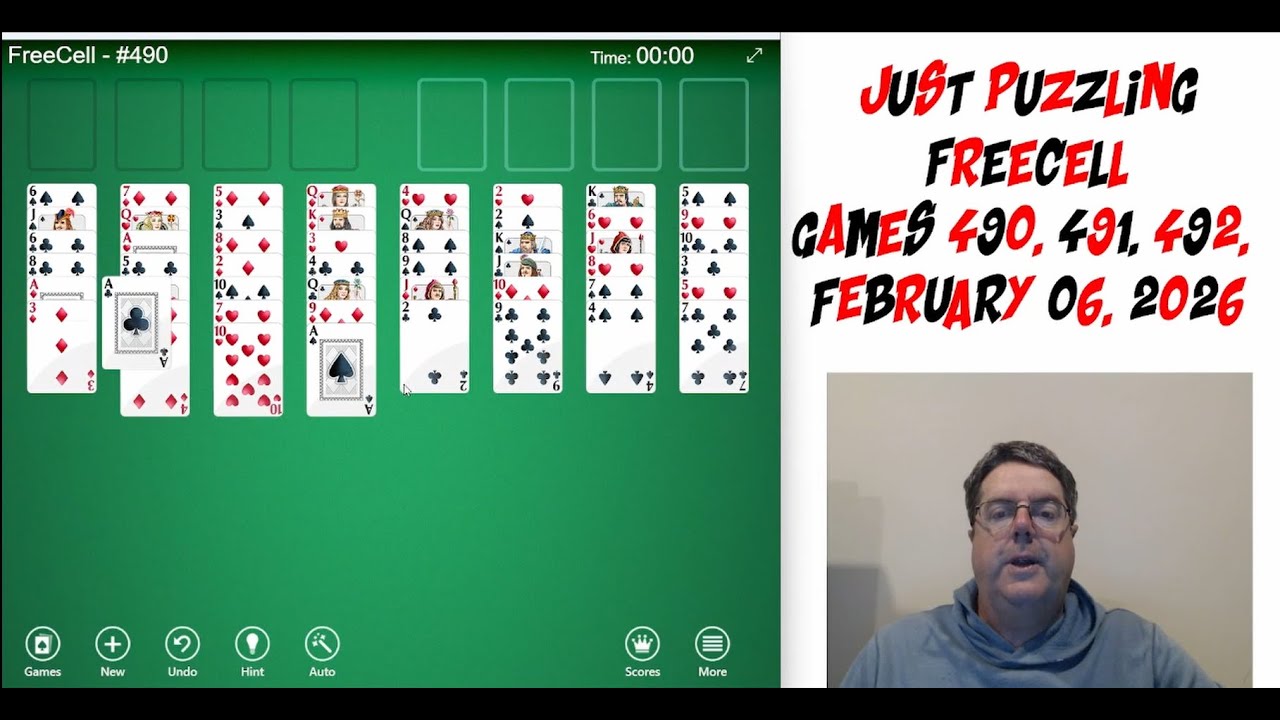 Learning Freecell By Doing and Explaining Games 490, 491 and 492