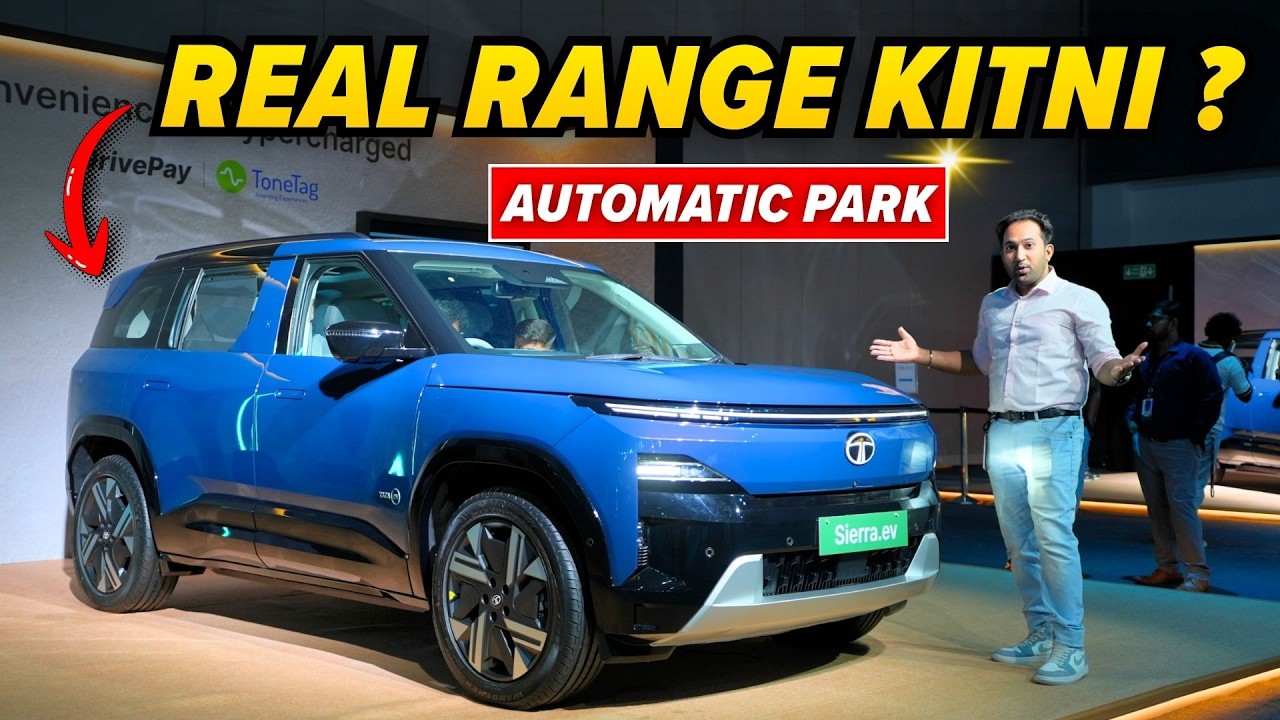 Tata Sierra EV with 665KM RANGE 🔥 All Wheel Drive | Value for Money | Drive Review Soon 🤯