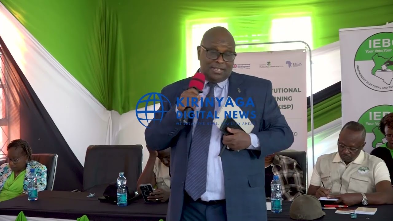 Kirinyaga Leaders Urge Youth to Shun Political Violence at IEBC Forum.